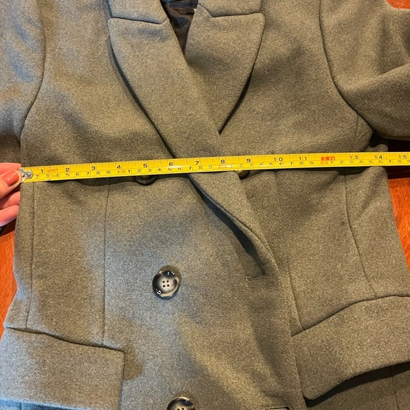 NEW Mango Wool Blend Double-Breasted Coat, Size XS - Picture 12 of 14